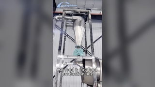 Lini Produksi Ekstruder Makanan Hewan Peliharaan Ikan 500kg/jam