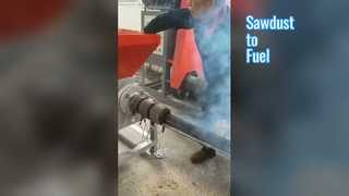 Mesin briquette serbuk sari