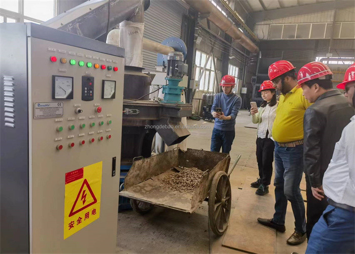 Mesin pelet biomassa cincin mati vertikal berkapasitas tinggi mesin pelet kayu pengolah serbuk gergaji dengan CE