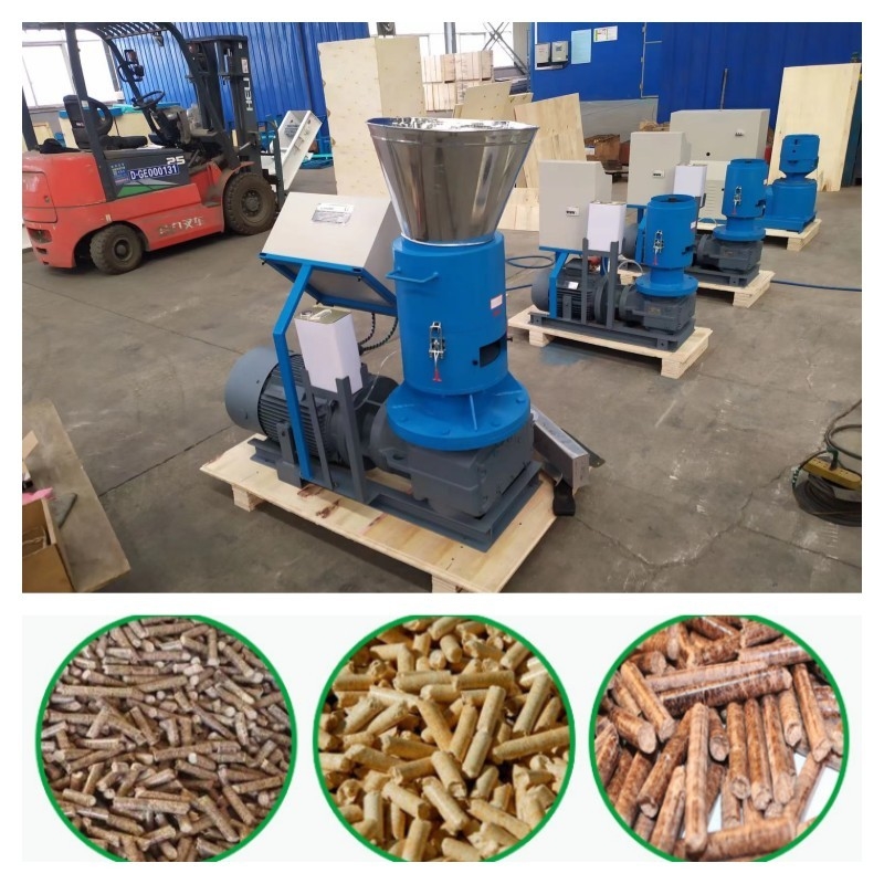 Pabrik pelet kayu 22kw-55kw 300-800KG/H Ekspor ke Eropa sepenuhnya otomatis dengan CE