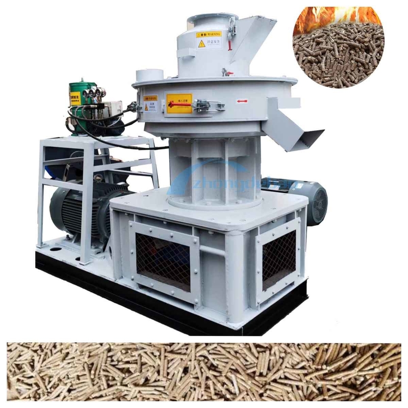 Peralatan Produksi Pelet Penuh Otomatis Mesin Extruder Pelet Kayu 800-1000kg/Jam