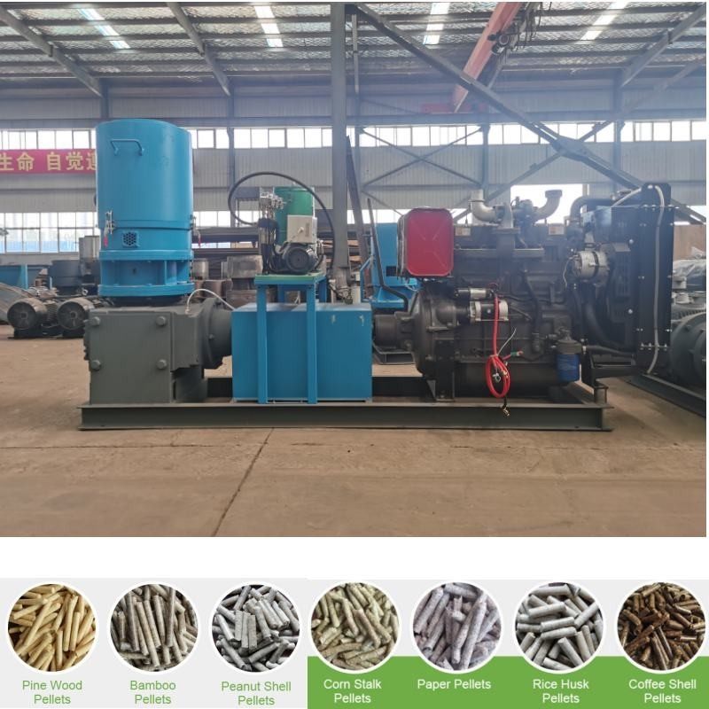 55-160kw Power Wood Pellet Mill untuk tegangan yang disesuaikan dan operasi 380V / 50HZ / 3Phase