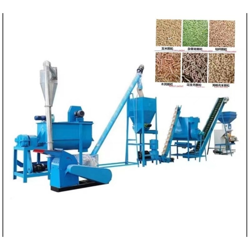 Lini Produksi Pelet Pakan Pertanian 20ton/Jam Mesin Pembuat Pakan Ternak Lengkap