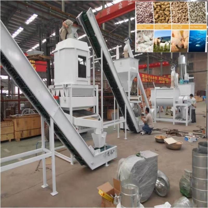 Lini Produksi Pelet Pakan Pertanian 20ton/Jam Mesin Pembuat Pakan Ternak Lengkap