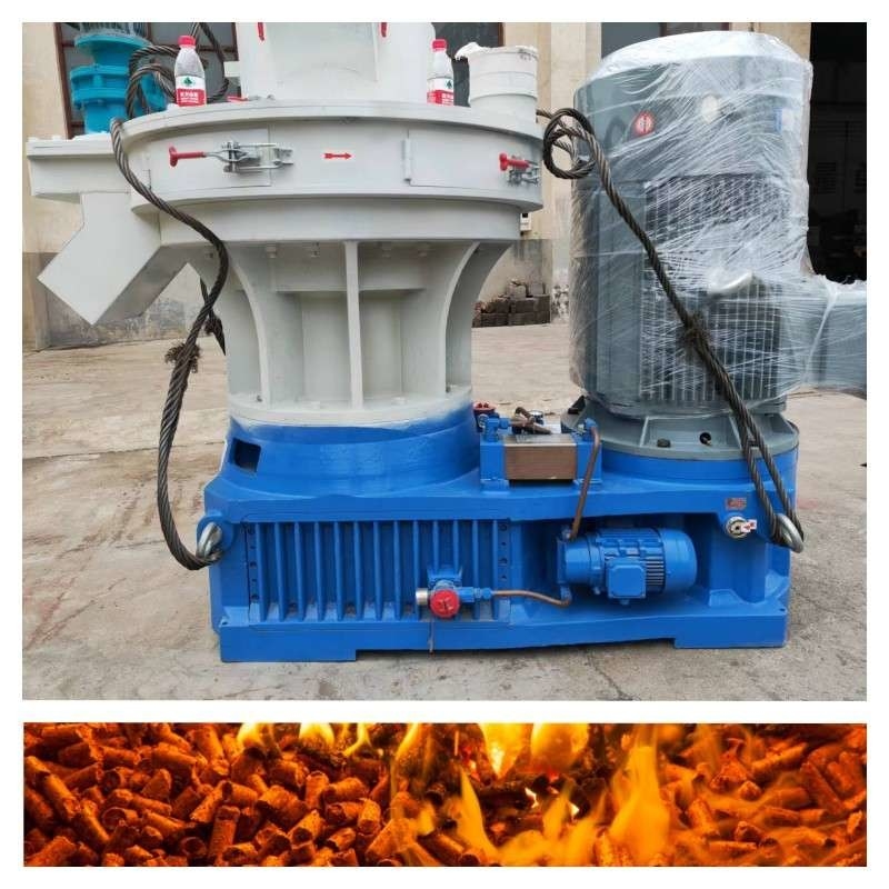 Lini Produksi Pelet Biomassa 55kw 800-1000kg/Jam Lini Produksi Pelet Ring Die