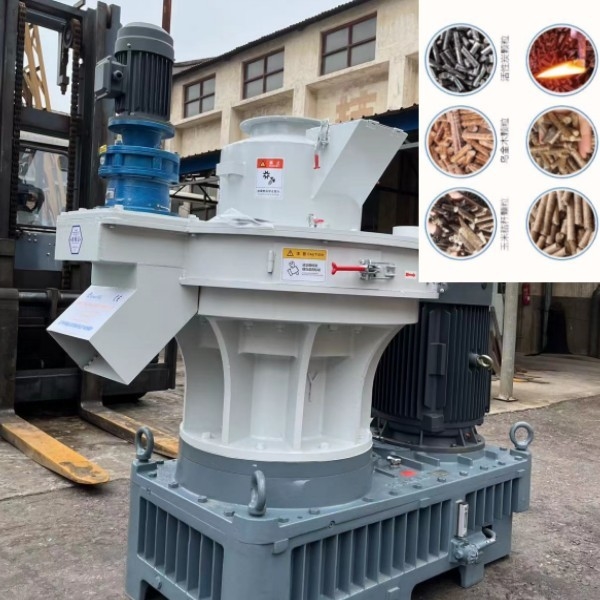 Kapasitas 100-800kg/H Mesin Pellet Mill Mesin Pembuat Pelet Debu Kayu Untuk Bahan Bakar