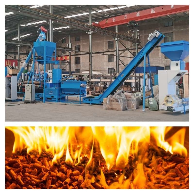 Mesin Pelet Serpihan Kayu 6-12mm Mesin Pelet Kayu Limbah 1-2tph Kepadatan Tinggi