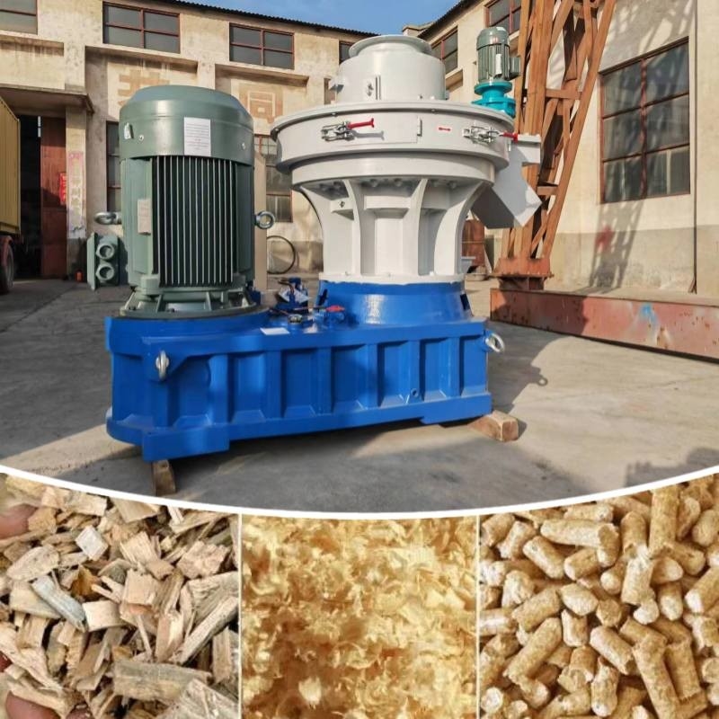 1 ~ 3t/H Ring Die Pabrik Pelet Kayu Bahan Bakar Biomassa Dengan Pelet 8mm Untuk Pemanasan Rumah