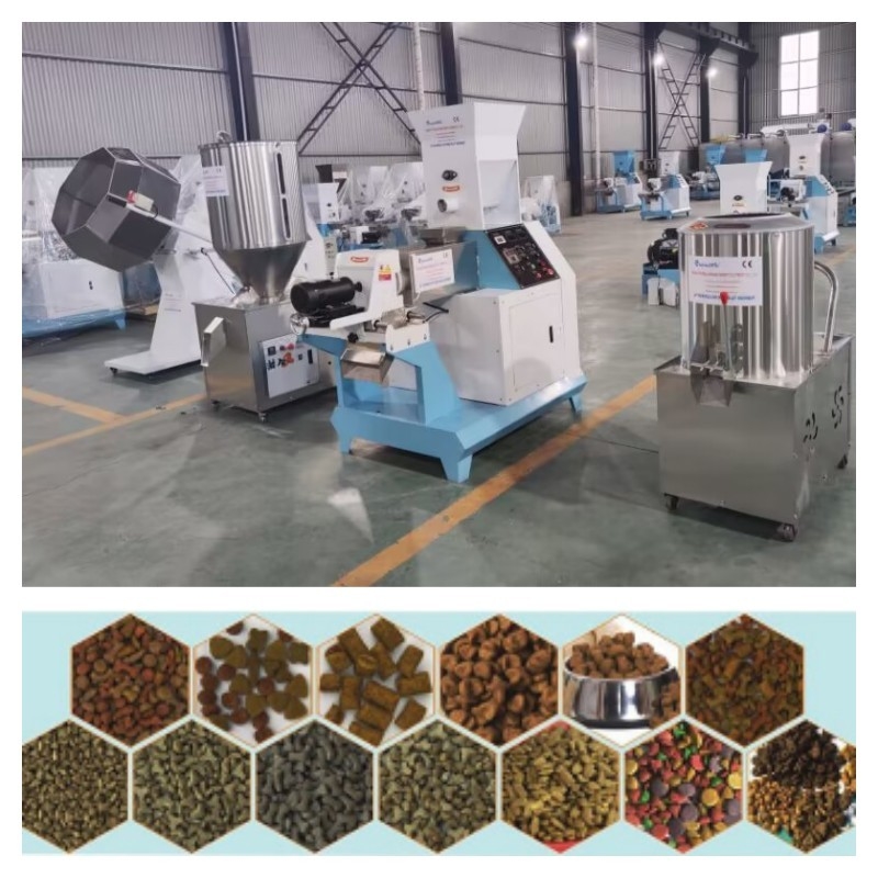 Lini Produksi Pakan Ikan Terapung Stainless Steel 1-12mm Daya Motor Utama 5,5-132kw
