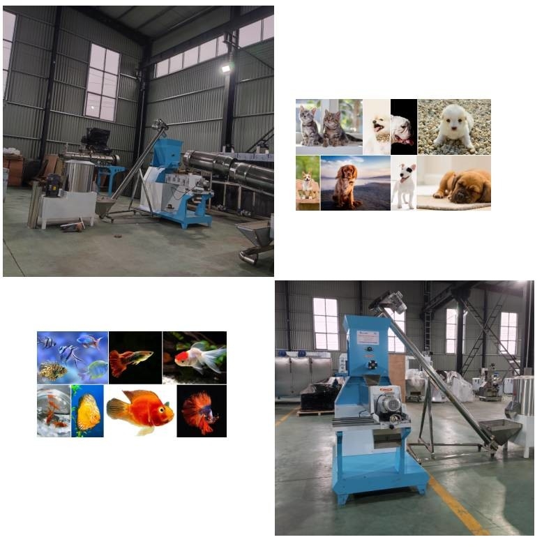 Lini Produksi Puffing Pakan Extruder Otomatis 50 kg / jam hingga 5000 kg / jam