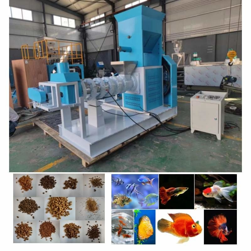 Garansi 2 Tahun Mesin Extruder Pakan Ikan Tipe Kering Dengan Sertifikat CE