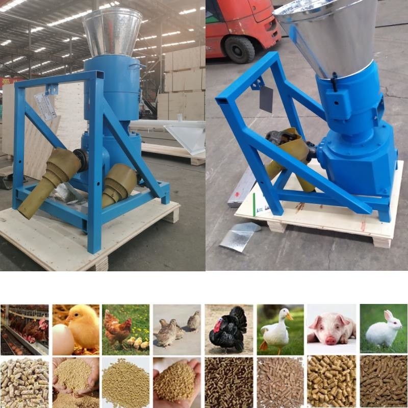 Pabrik Pelet PTO Berpenggerak Traktor / Mesin Pelet Pakan Pelet untuk pakan ternak