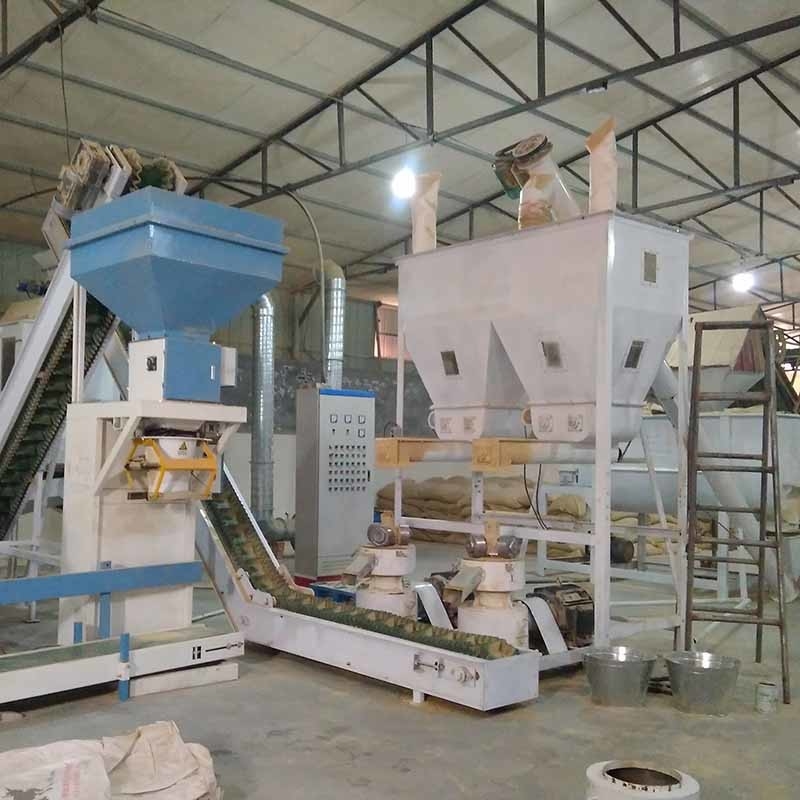 2 Ton Per Jam Lini Produksi Pelet Pakan Ternak Pakan Ternak Pabrik Pelet Ayam