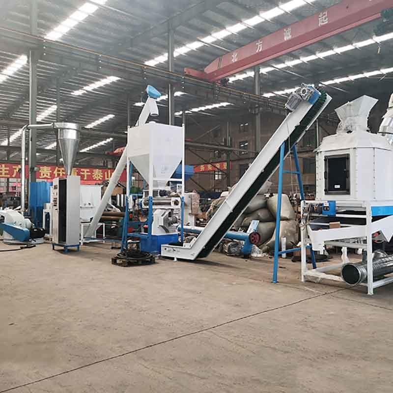5 T/H Lini Produksi Pelet Pakan Ternak Mesin Pembuat Pelet Pakan Sapi Babi