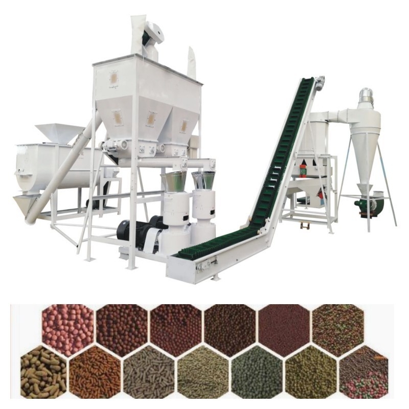 Pabrik Pelet Pakan Listrik 30kw 300-400kg/Jam Pabrik Pelet Pakan Kelinci Untuk Pakan Unggas