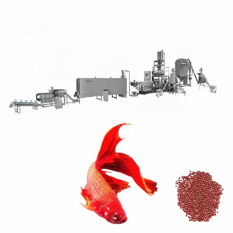 Lini Produksi Pakan Hewan Peliharaan 0,8-10mm 1-20ton/Jam Jalur Pakan Ikan Terapung