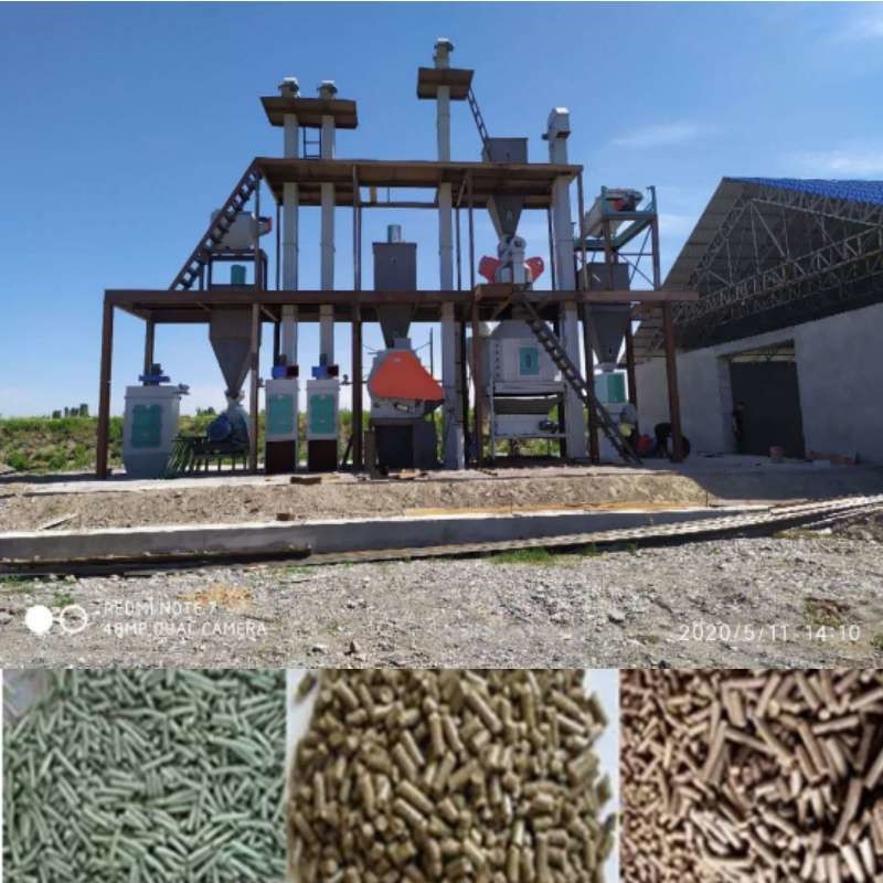 Lini Produksi Pelet Pakan Ternak CE Ring Die 1-10 TPH Mesin Pelet Pakan Kelinci