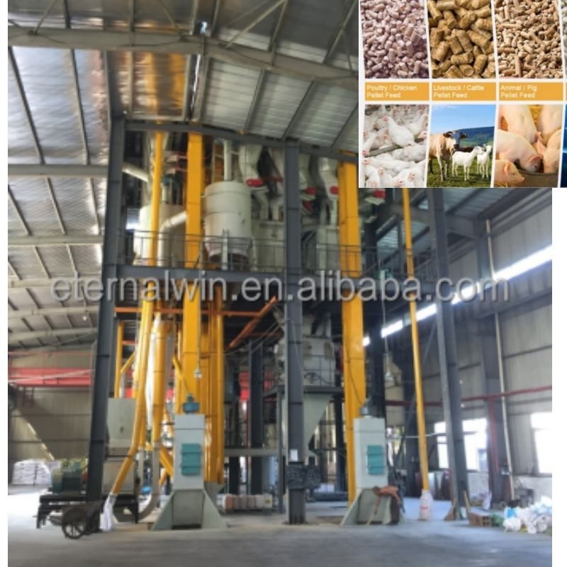 Mesin Pengolahan Pakan 2-18mm Ring Die Granulator Pellet Mill Pellet Membuat Mesin Pellet Peternakan