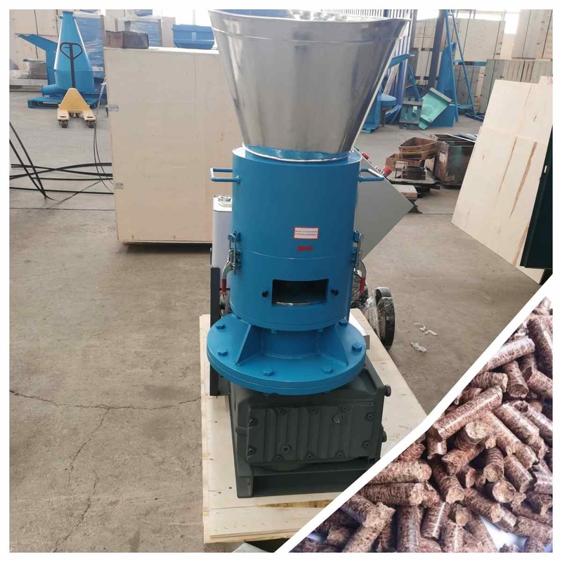 100-800kg/H PTO Pabrik Pelet Mesin Pembuat Pelet Ikan Serbuk Gergaji Jerami Bahan Bakar Biomassa
