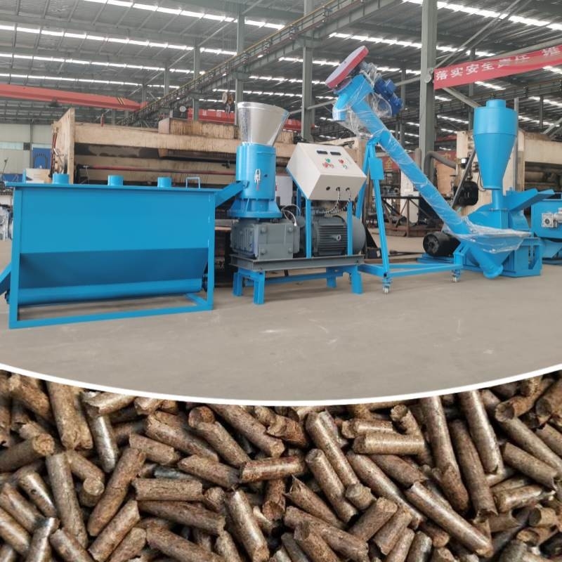 Pabrik Pengolahan Pelet Kayu Kecil 400-600kg/Jam Pabrik Produksi Pelet Kayu CE