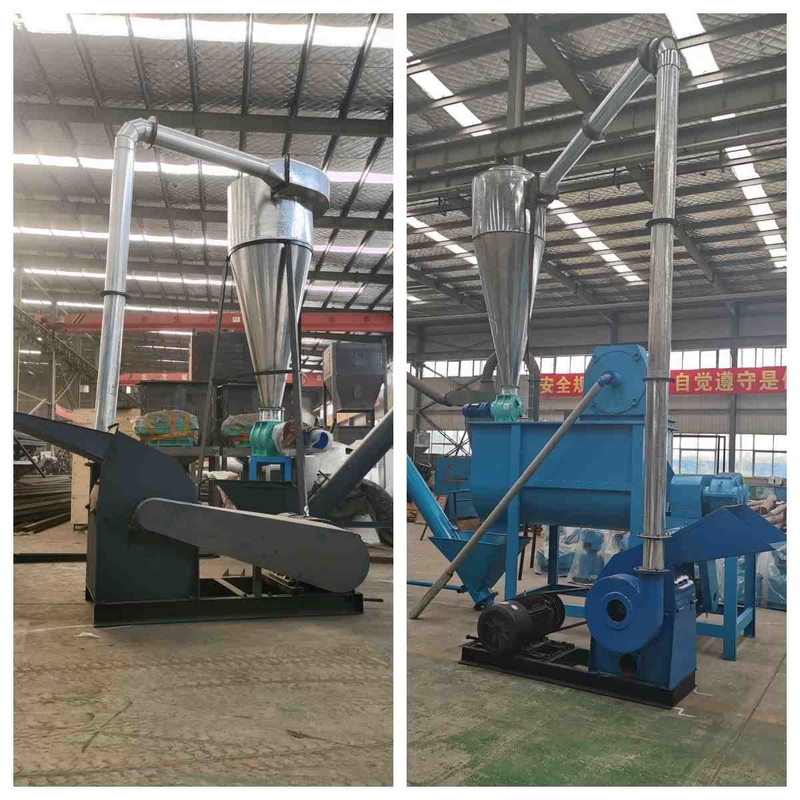 Gandum Jerami Sekam Rumput Jagung JagungHay Pakan Kuat Hammer Mill Untuk Menggiling Tepung Pakan Ternak