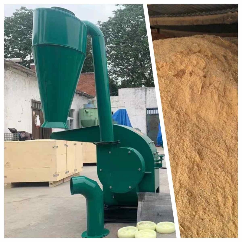 Gandum Jerami Sekam Rumput Jagung JagungHay Pakan Kuat Hammer Mill Untuk Menggiling Tepung Pakan Ternak