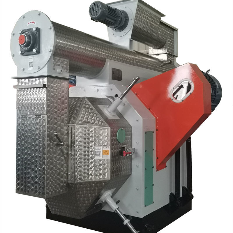 0,8-4t/H Pabrik Pelet Horisontal Cincin Pakan Ternak Mesin Pelet Mati 55kw