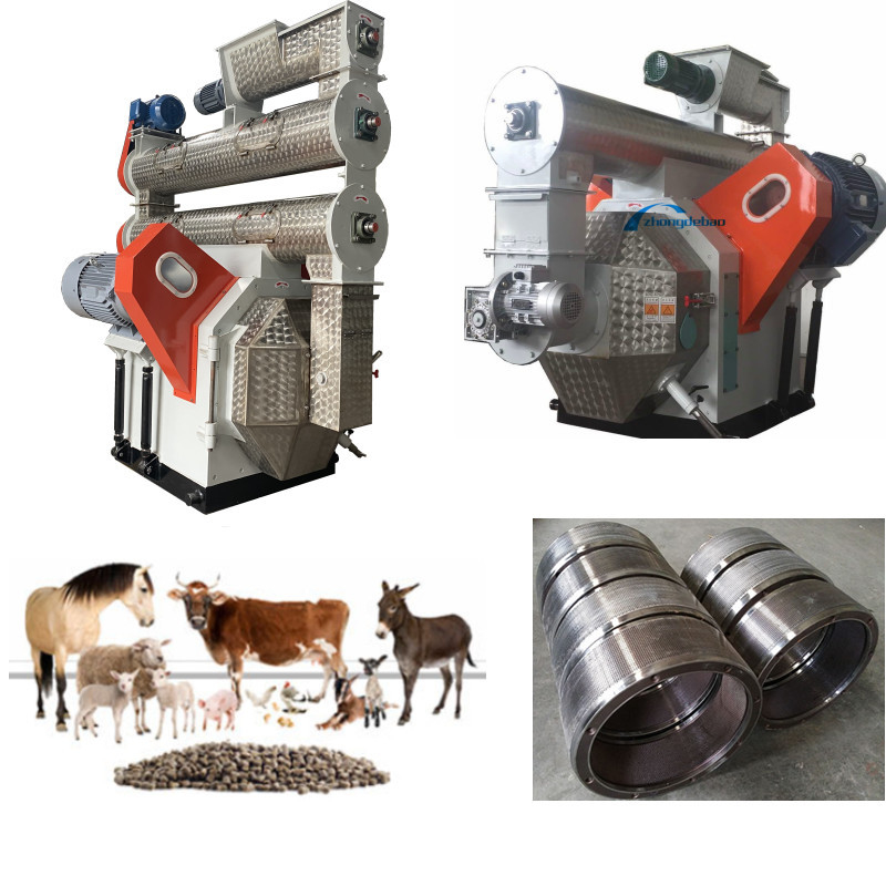 Lini Produksi Pellet Umpan Efisiensi Tinggi Campuran Penghancur Bersih Granulat Paket Layar Dingin