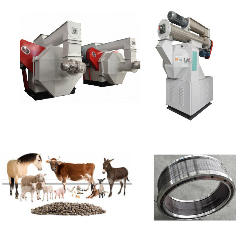 Lini Produksi Pellet Umpan Efisiensi Tinggi Campuran Penghancur Bersih Granulat Paket Layar Dingin