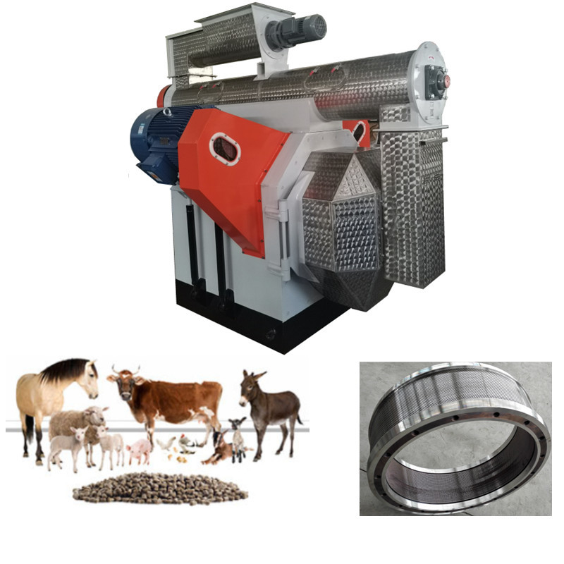 Lini Produksi Pellet Umpan Efisiensi Tinggi Campuran Renyah Crush Granulate Cold Screen & Pack