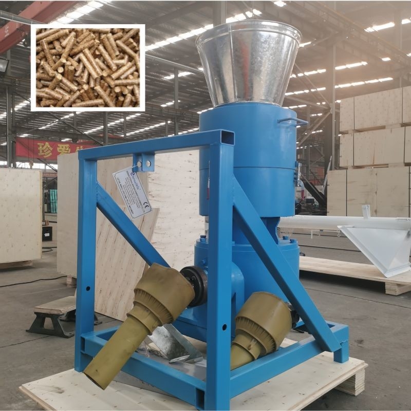 Mesin Press Pabrik Pelet PTO Berpenggerak Traktor Mesin Pelet Kayu 80-1000kg/Jam