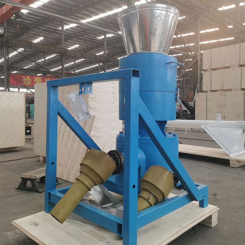 2/3 Roller PTO Pabrik Pelet Kayu Mesin Diesel Mesin Pelet PTO Kebisingan 80dB