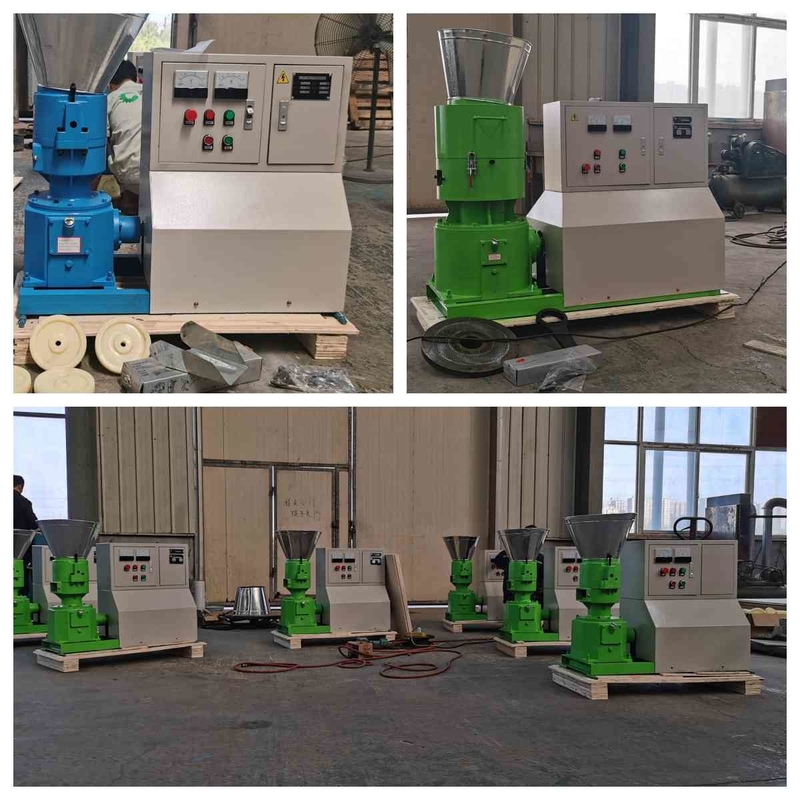 Granulator Pellet Pakan Unggas Mesin Pellet Pakan Ayam Hewan 2,5-12mm 1200kg/H