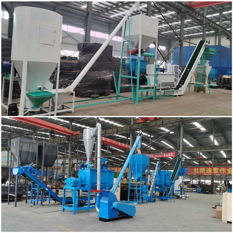 0.5-30 Ton/jam Jalur Produksi Pellet Pakan Hewan dengan Ring Die Pellet Mill