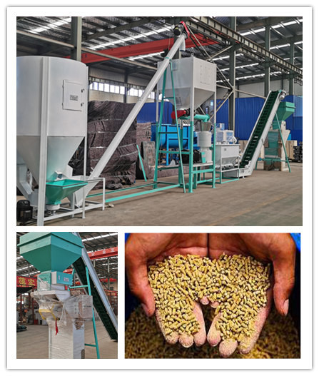 Lini Produksi Pelet Pakan Ternak 1-12mm Pabrik Pelet Pakan Ternak Domba