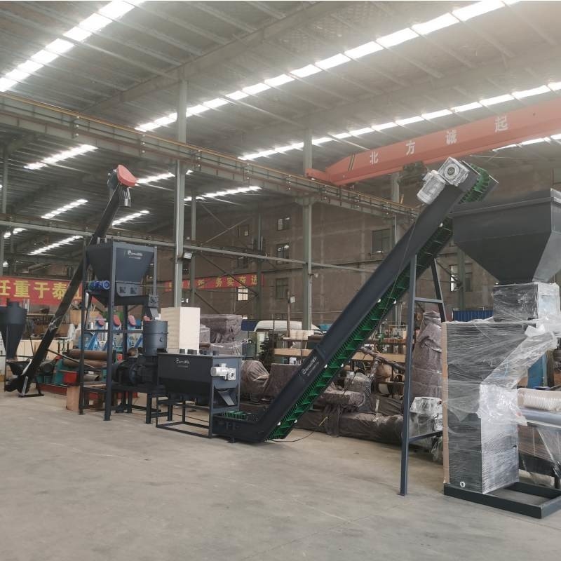 Lini Produksi Biomassa Mati Datar 6-8MM 0,5-10t/H Lini Produksi Pelet Jerami