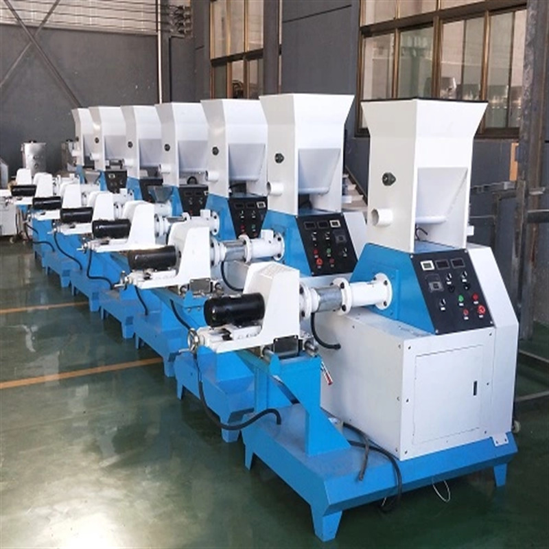 50kg/H baja karbon Produk perairan kecil Sekrup Pet Feed Extruder Produksi makanan yang dipompa membuat makanan hewan peliharaan