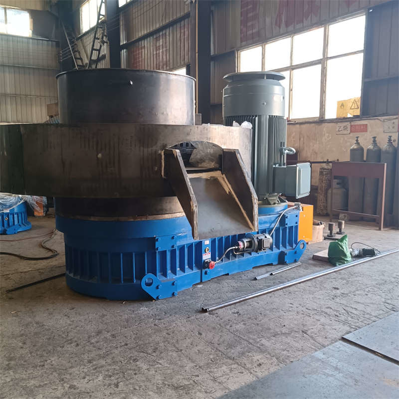 Mesin briquetting kepadatan untuk biomassa 200-500kg/jam Kapasitas output 18,5kw Konsumsi daya