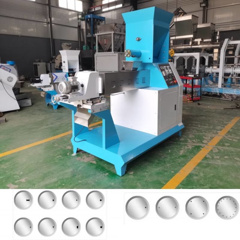 Penggiling Extruder Feed Puffing Single Screw Dengan 1mm-20mm Untuk Makanan Hewan / Hewan Peliharaan