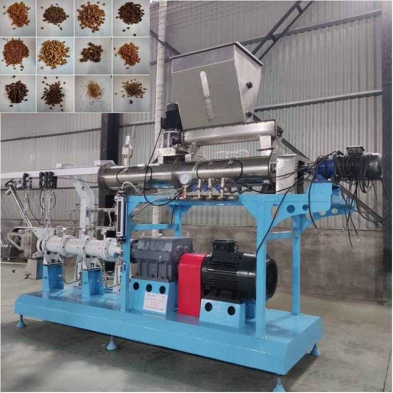 Wet Type Twin Screw Feed Extruder Machine Untuk Kinerja Tinggi