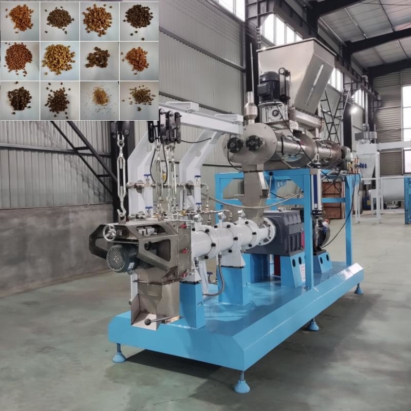 Wet Type Twin Screw Feed Extruder Machine Untuk Kinerja Tinggi