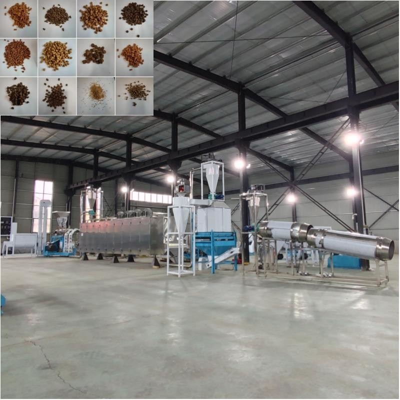 High Output Wet Type Animals Feeder Extruder Floating Fish Feed Cat Dog Mesin