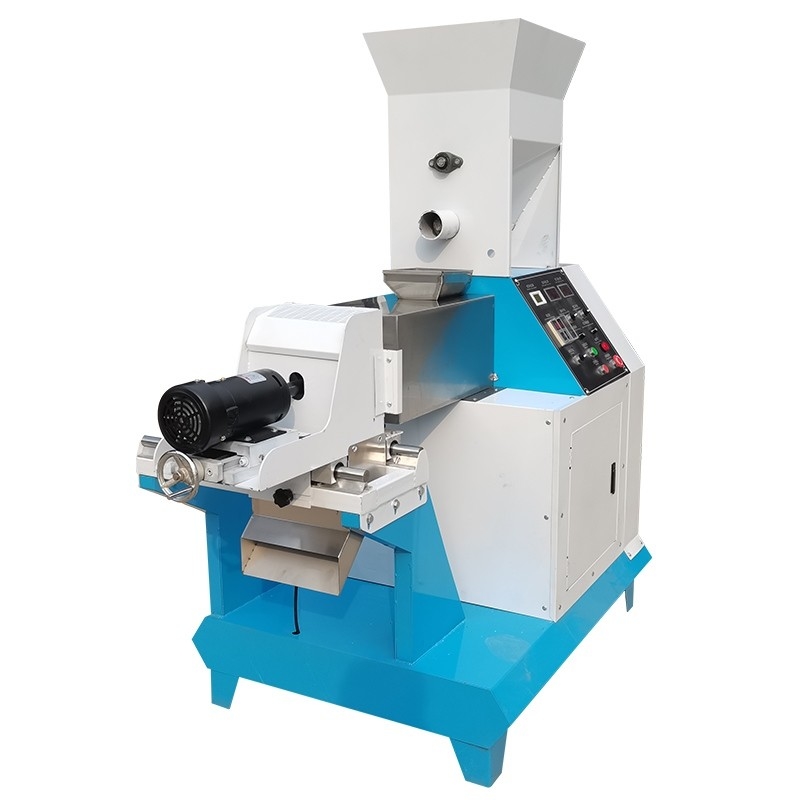 150kg/H Floating Fish Feed Extruder Warna yang dibuat khusus
