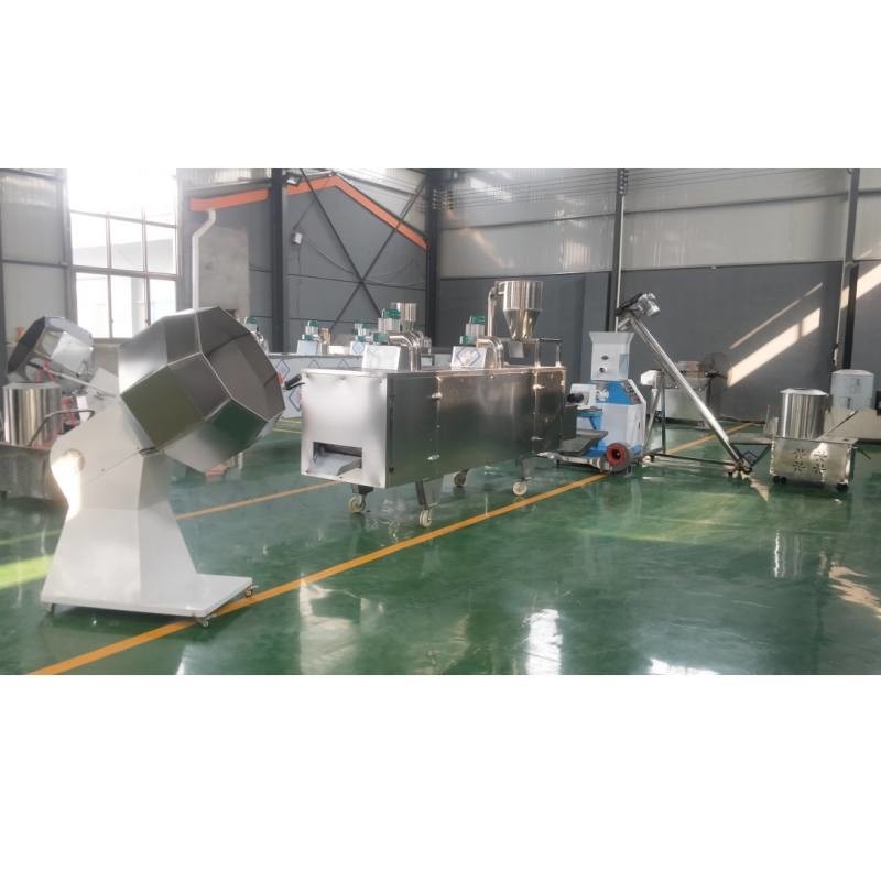 45-50kg/H Floating Feed Extruder Machine Floating Fish Feed Production Line Baja tahan karat