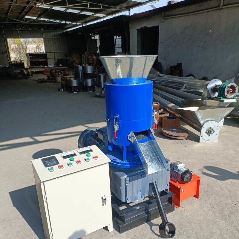 1 Ton/H Kayu Sawdust Pellet Membuat Mesin Bahan Bakar Pellet Mill Warna Disesuaikan