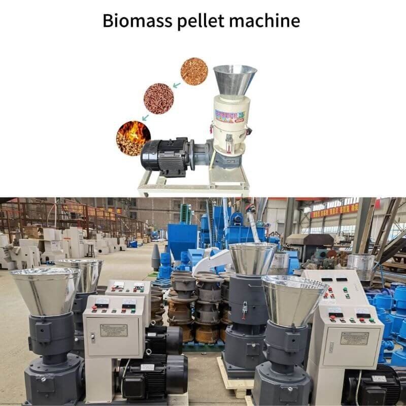 1 Ton/H Kayu Sawdust Pellet Membuat Mesin Bahan Bakar Pellet Mill Warna Disesuaikan