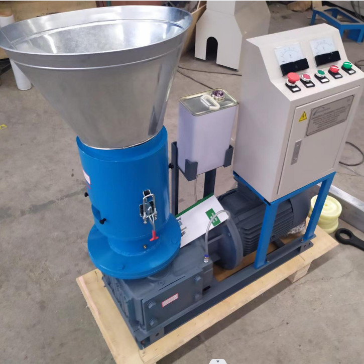 Wood Hammer Mill Sawdust Fuel Pellets Making Machine Rumah Tangga 100-150KG/H Electric Wood Pellet Mill
