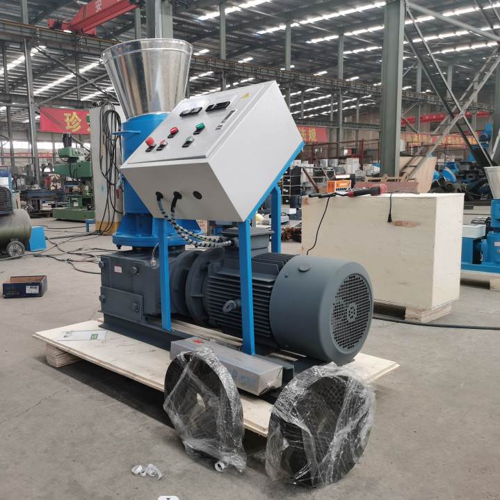 Wood Hammer Mill Sawdust Fuel Pellets Making Machine Rumah Tangga 100-150KG/H Electric Wood Pellet Mill
