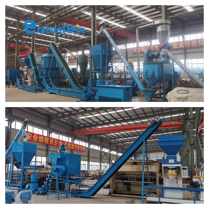 Kandungan kelembaban bahan baku ≤20% Garis produksi pellet pakan dengan kinerja