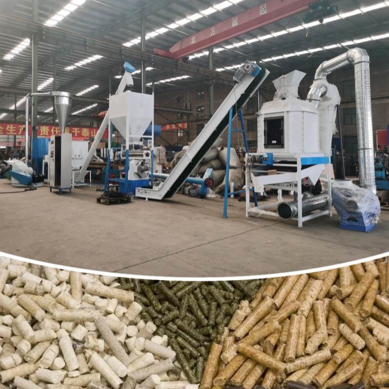Kandungan kelembaban bahan baku ≤20% Garis produksi pellet pakan dengan kinerja
